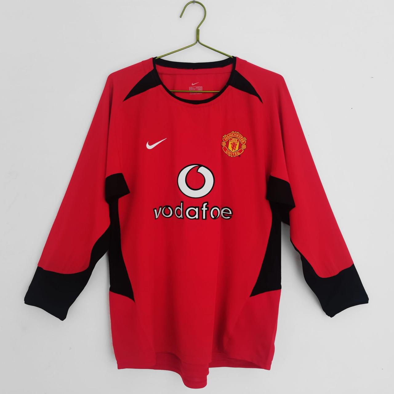Manchester United 2002-04 Home Retro Jersey FULL SLEEVE