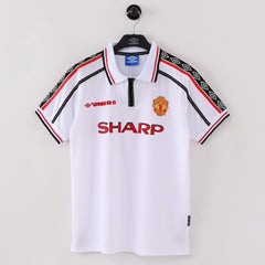 Manchester United 1998 White Retro Jersey