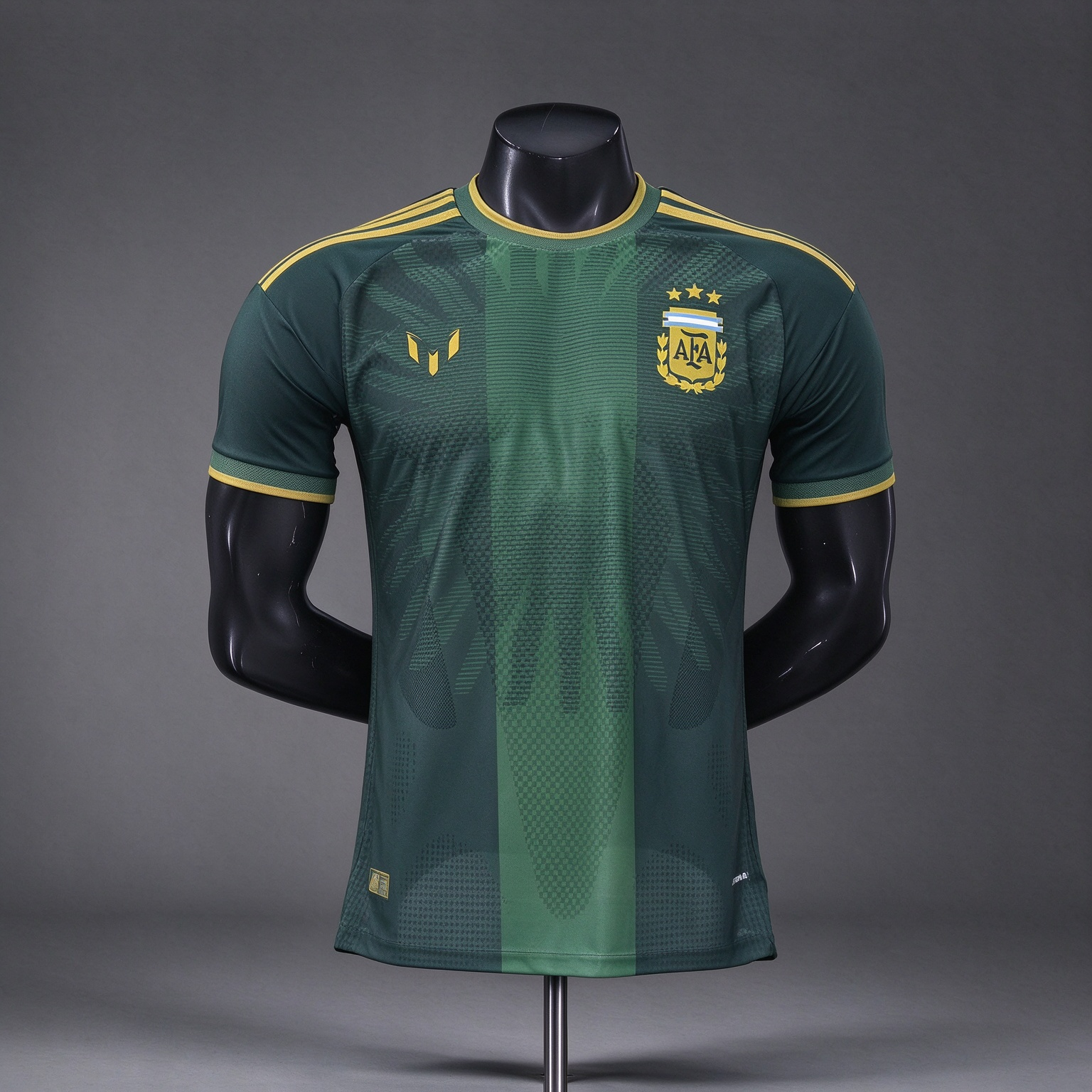 Argentina MESSI Farewell Jersey Green Edition PLAYER VERSION