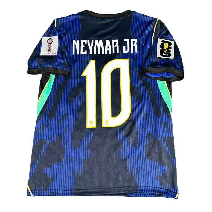 Brazil NEYMAR 10 Away Jersey World Cup 2026 With FIFA WC Patch