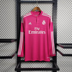 RL Madrid 2014-15 Away Pink Retro Jersey FULL SLEEVE