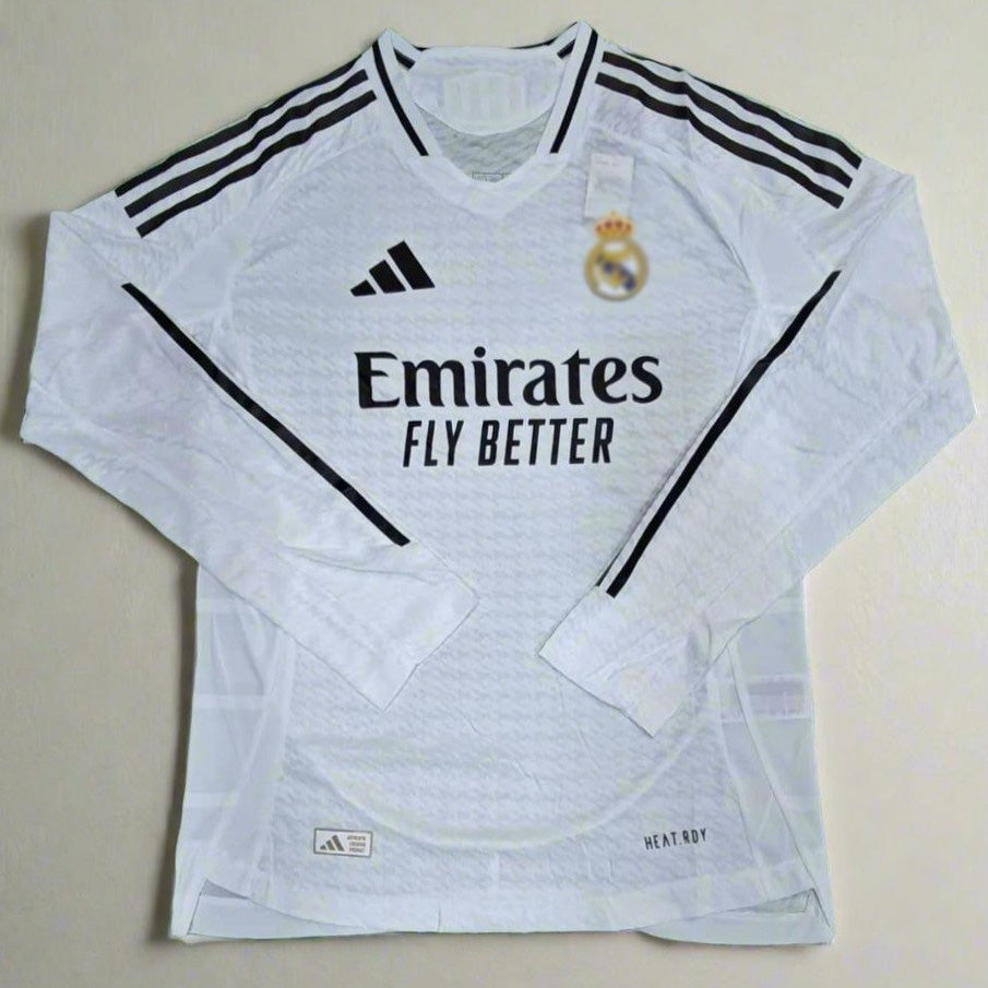 RL Madrid Home Jersey 24 25 Season FULL SLEEVE PLAYER VERSION
