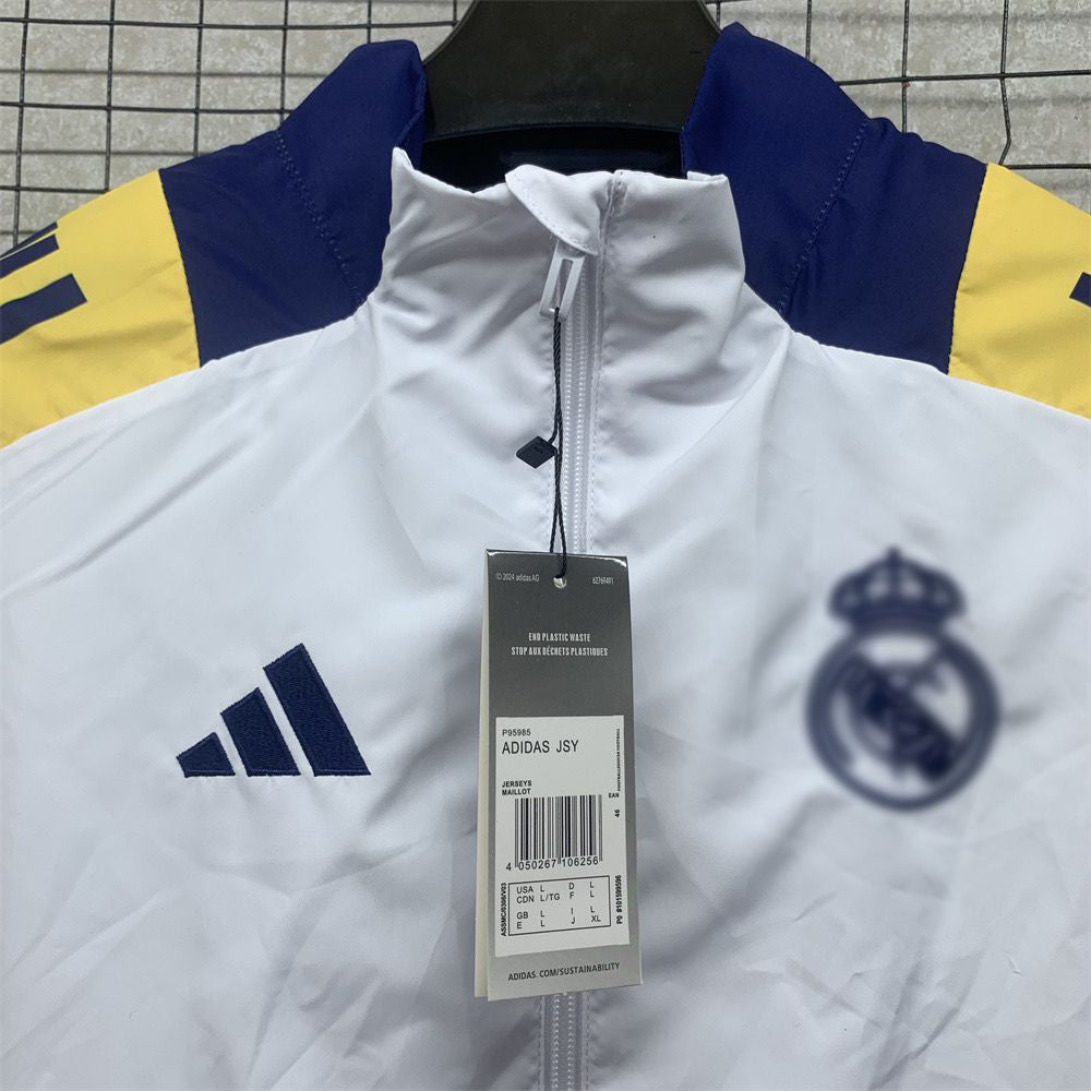 RL Madrid White Windbreaker 24 25 Season