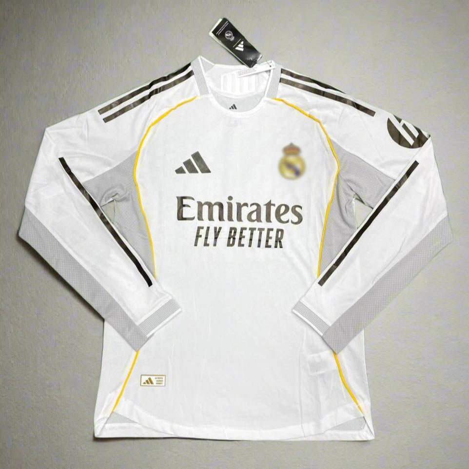 RL Madrid Home Jersey 25 26 Season FULL SLEEVE PLAYER VERSION