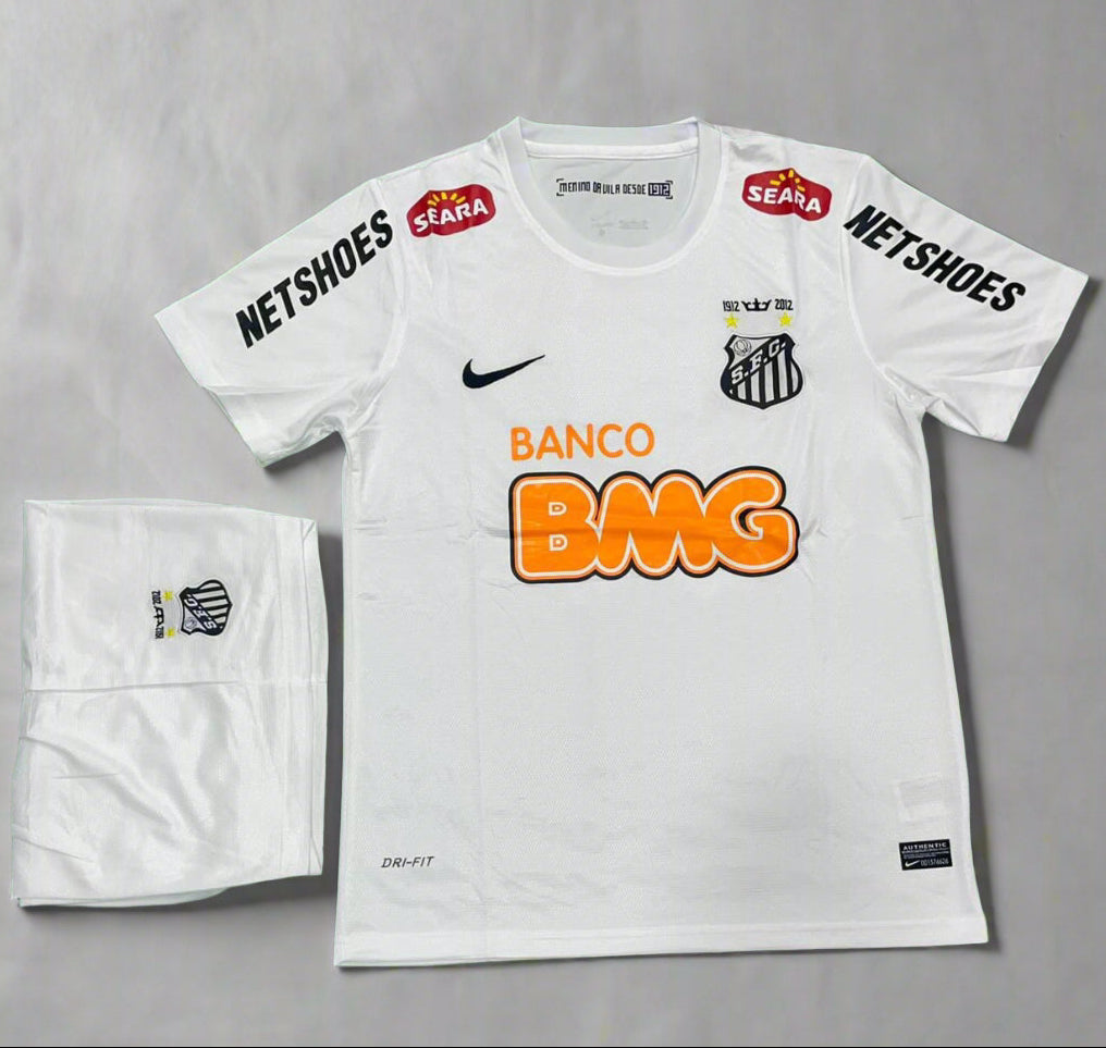 Santos 2012-13 Home Retro Jersey SET