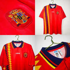 Spain 1994 World Cup Home Retro Jersey