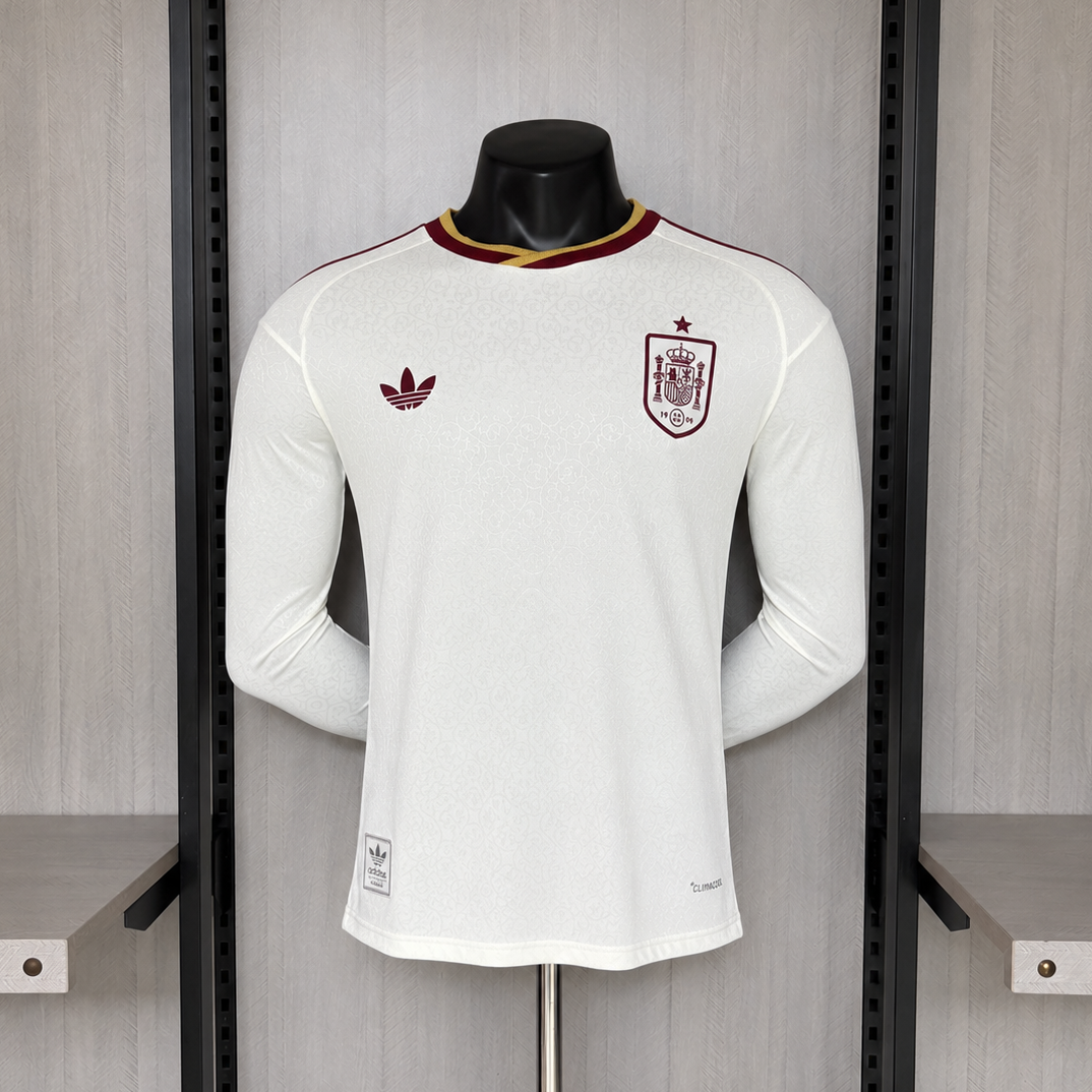 Spain Away Jersey World Cup 2026 FULL SLEEVE PLAYER VERSION