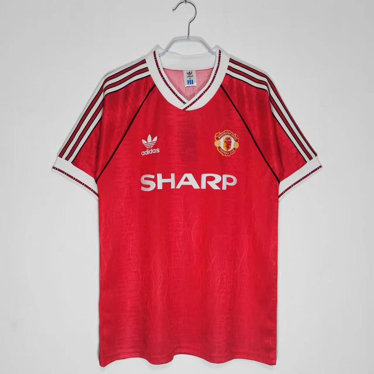Manchester United 1990-92 SHARP Home Retro Jersey