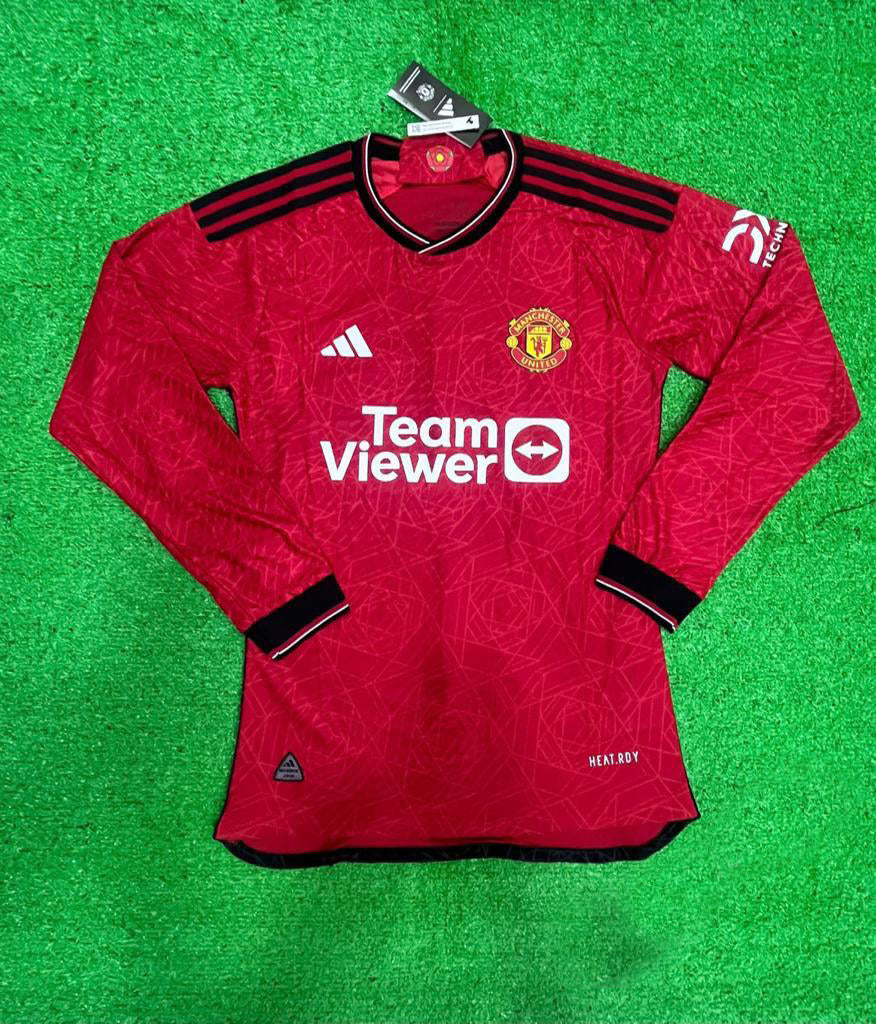 Manchester United Jersey Home 23 24 Season FULL SLEEVE PLAYER VERSION