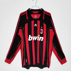 AC Milan 2006-2007 Home Retro Jersey FULL SLEEVE