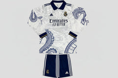RL Madrid White Dragon With Shorts 2025 Full sleeve