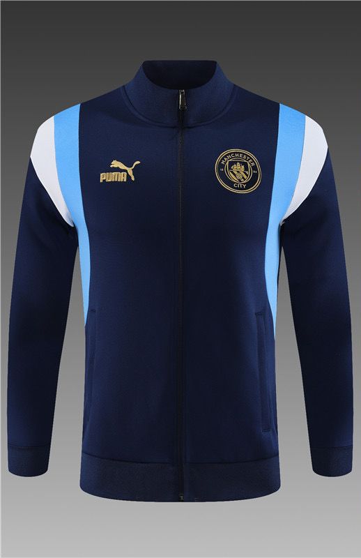 Manchester City Dark Blue Jacket 23 24 Season