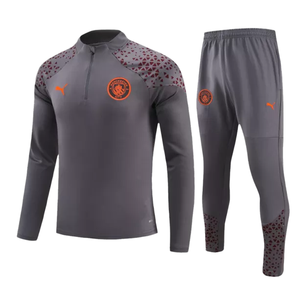 Manchester City Grey Training Suit 23 24 Season