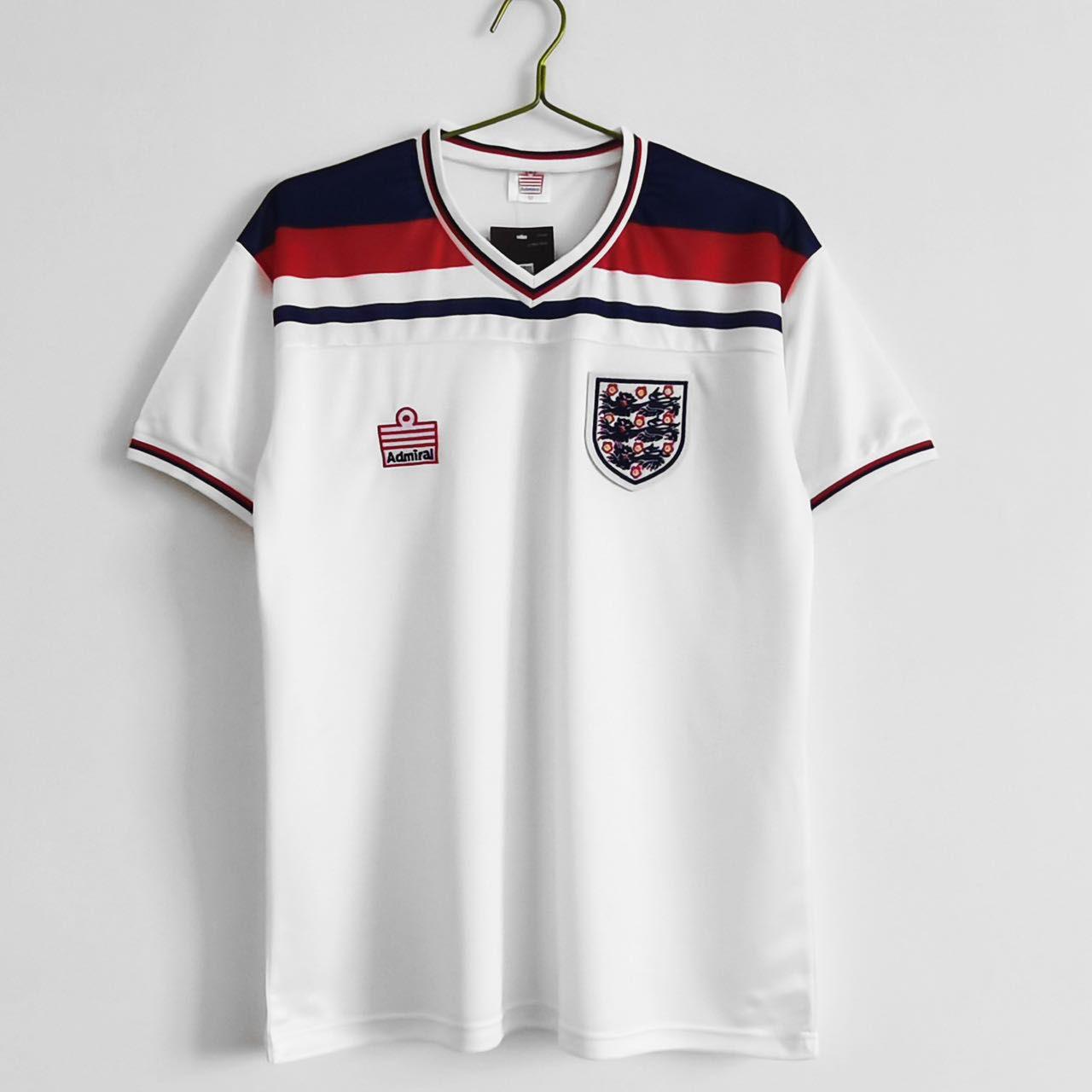 England 1982 World Cup Home Admiral Retro Jersey