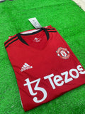 Manchester United PLAYER VERSION RED Training Jersey 21 22 Season