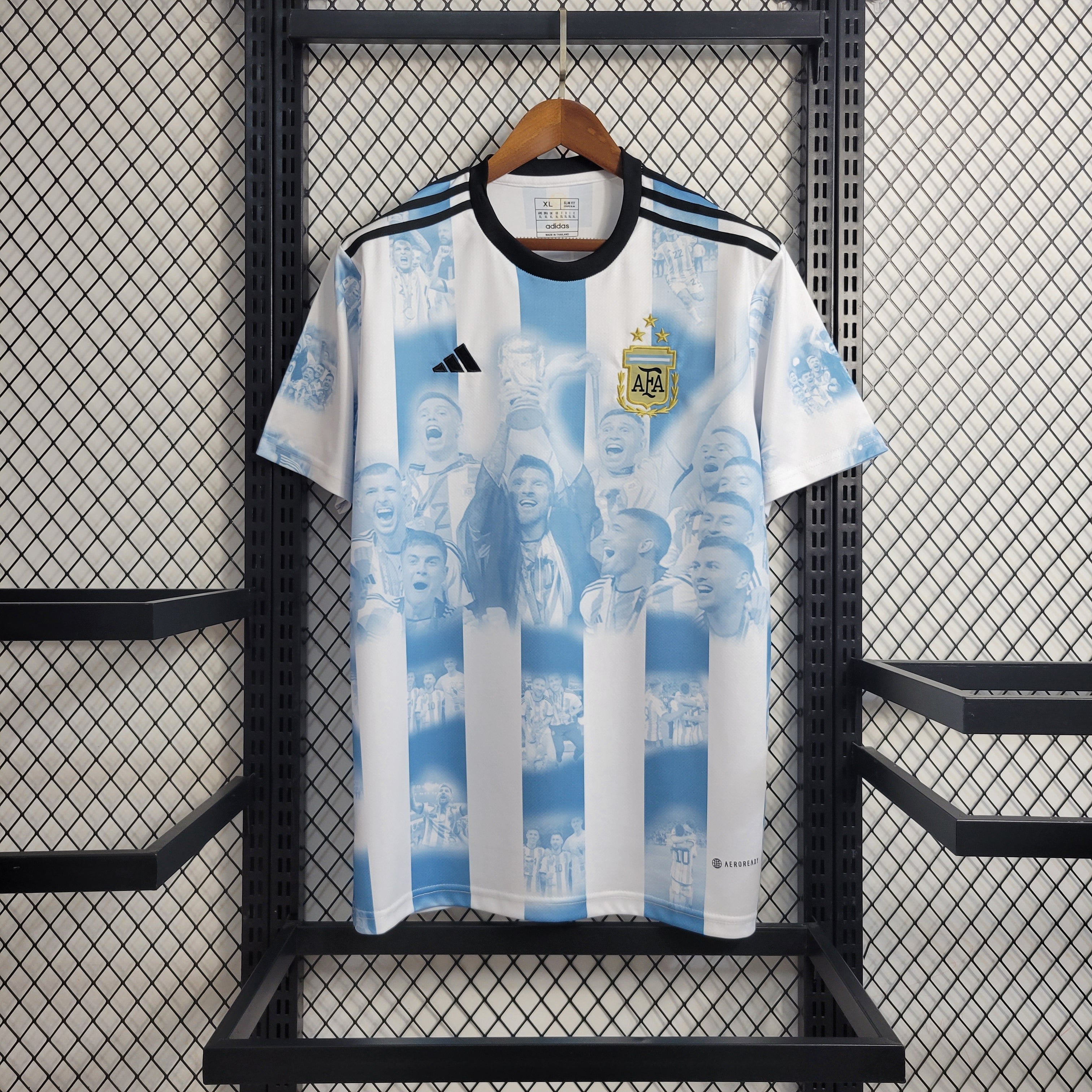 Argentina World Cup Winners Name Jersey