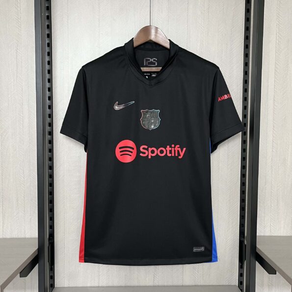 Barcelona Football Jersey Away 24 25 Season (Old Spotify Logo)