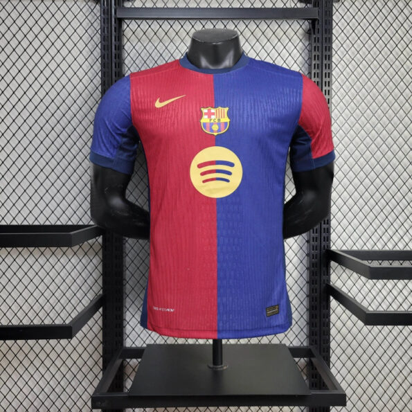 Barcelona Jersey Home 24 25 Season PLAYER VERSION (New Spotify Logo)