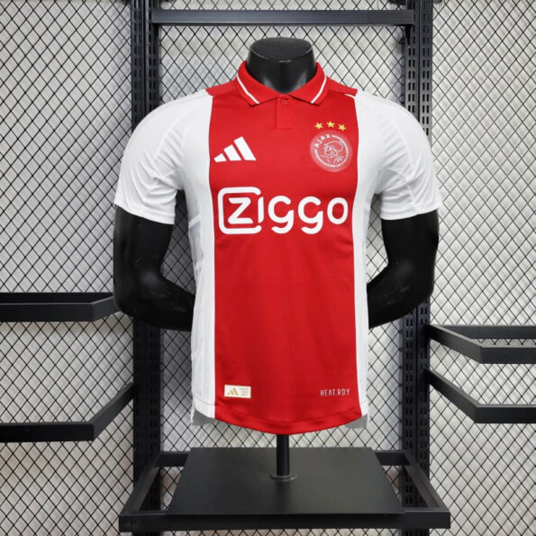 Ajax Football Jersey Home 24 25 Season PLAYER VERSION