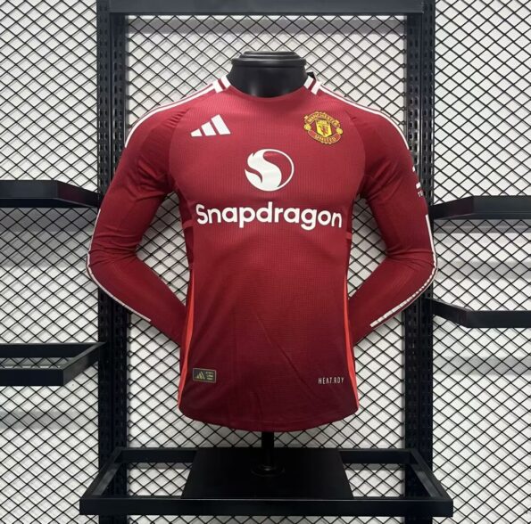 Manchester United Jersey Home 24 25 Season FULL SLEEVE PLAYER VERSION