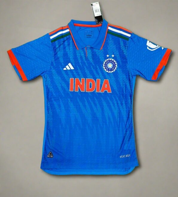 India ICC Cricket World Cup TRICOLOR 2023 Jersey PLAYER VERSION