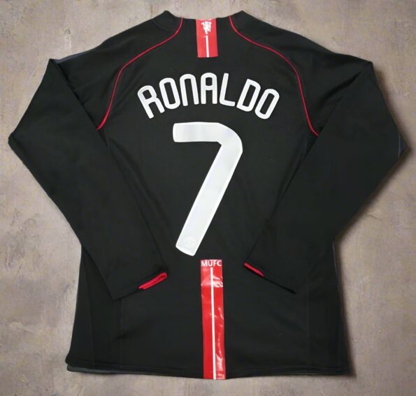 Manchester United RONALDO 7 Away 2007 / 2008 Retro Jersey FULL SLEEVE