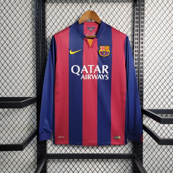 Barcelona 2014-15 Home Retro Jersey FULL SLEEVE