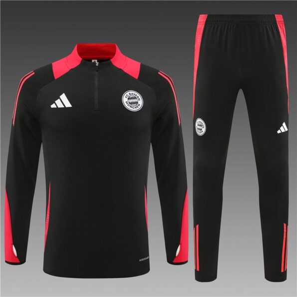 Bayern Munich Black Training Suit 24 25 Season