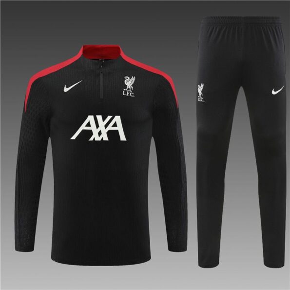 Liverpool Black Training Suit 24 25 Season