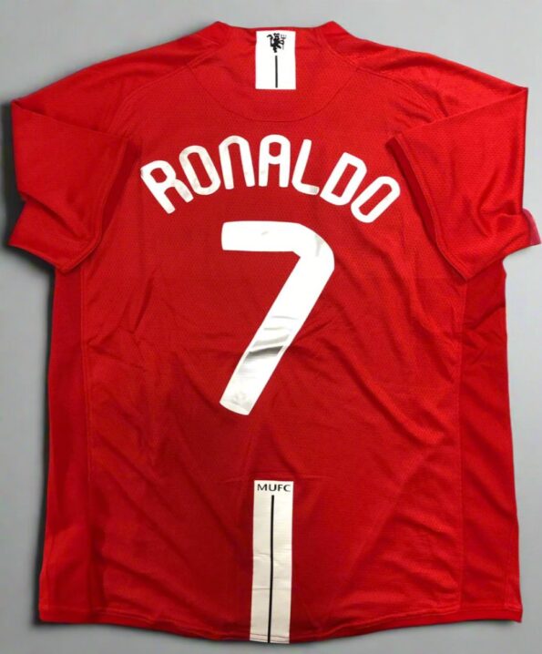 Manchester United 2008 Champions League Final RONALDO 7 Home Retro Jersey