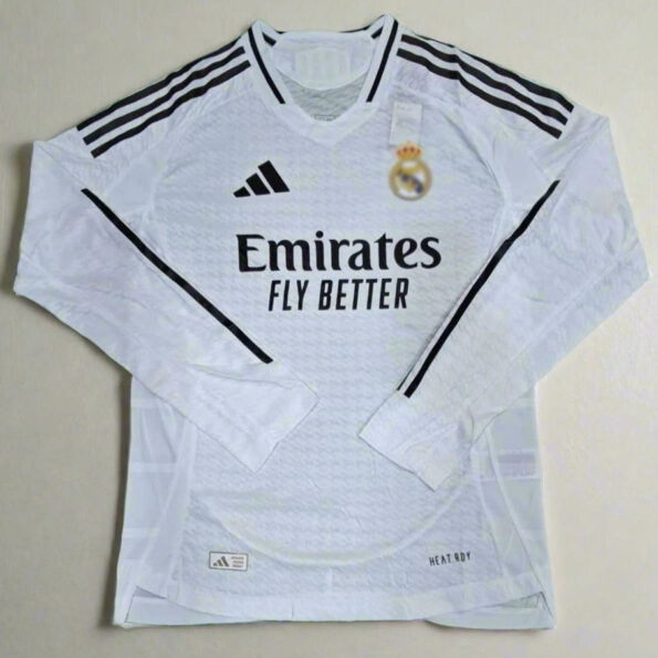 RL Madrid Jersey Home 24 25 Season FULL SLEEVE PLAYER VERSION