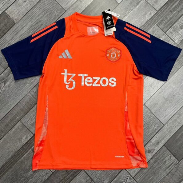 Manchester United Orange Training Jersey 24 25 Season