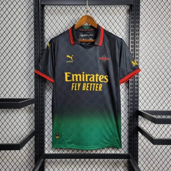 AC Milan x Off-White Fourth Jersey (Black-Green)