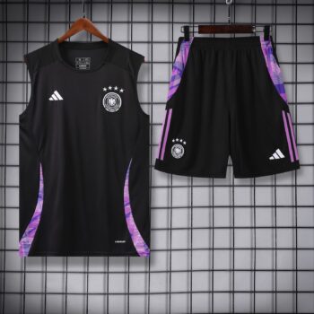 Germany Black Sleeveless Jersey With Shorts 2025