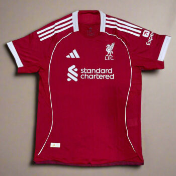 Liverpool Home Jersey 25 26 Season PLAYER VERSION