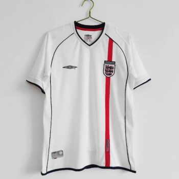 England Home 2002 World Cup Football Jersey