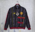 Manchester United Jacket Black & Red Windbreaker  25 26 Season
