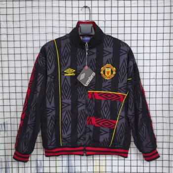 Manchester United Jacket Black & Red Windbreaker 25 26 Season