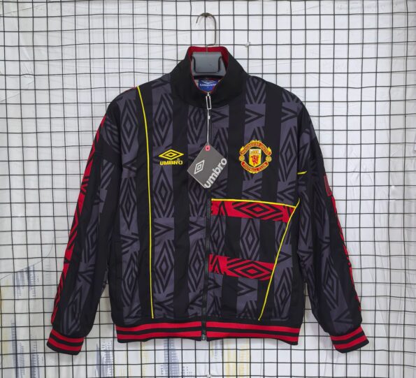 Manchester United Jacket Black & Red Windbreaker 25 26 Season