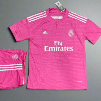 RL Madrid 2014-15 Away Pink Retro Jersey [SET]