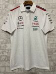Mercedes AMG Petronas F1 2023 White Polo Shirt