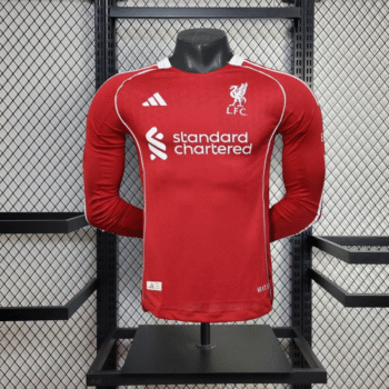 Liverpool Football Jersey Home 25 26 Season FULL SLEEVE PLAYER VERSION